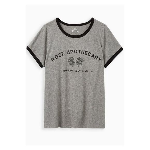 Torrid Gray Schitt’s Creek Rose Apothecary T-Shirt Sz.4 - Picture 1 of 14